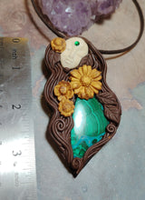 Load image into Gallery viewer, Gaia Goddess Statue Necklace | Pachamama Divine Feminine Art Jewelry