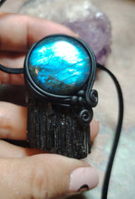 Load image into Gallery viewer, PREORDER Psychic Shield, Black Tourmaline Necklace | Empaths Spiritual and Energy Protection Jewelry