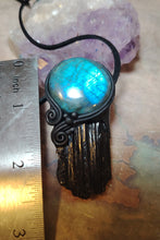 Load image into Gallery viewer, PREORDER Psychic Shield, Black Tourmaline Necklace | Empaths Spiritual and Energy Protection Jewelry