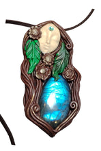 Load image into Gallery viewer, PREORDER Mother Earth, Sacred Feminine Goddess Necklace, Gaia Pachamama Jewelry