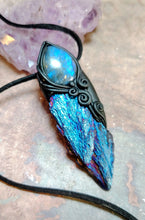 Load image into Gallery viewer, PREORDER Andromedan Starseed Jewelry | Kyanite Necklace | Andromeda Star Soul Pendant