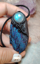 Load image into Gallery viewer, Andromedan Starseed Jewelry | Kyanite Necklace | Andromeda Star Soul Pendant