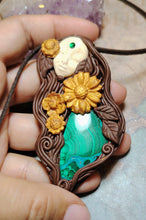 Load image into Gallery viewer, Gaia Goddess Statue Necklace | Pachamama Divine Feminine Art Jewelry