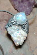 Load image into Gallery viewer, PREORDER Pleiadian Starseed Necklace | Angel Aura Quartz, Moonstone | Origins Activation Jewelry