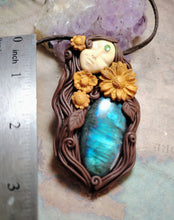 Load image into Gallery viewer, PREORDER Mother Earth, Sacred Feminine Goddess Necklace, Gaia Pachamama Jewelry