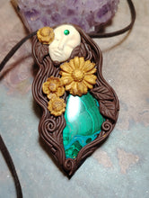Load image into Gallery viewer, Gaia Goddess Statue Necklace | Pachamama Divine Feminine Art Jewelry