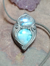 Load image into Gallery viewer, PREORDER Sea Witch, Larimar Mermaid Necklace Pendant. Mermaidcore Jewelry