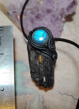Load image into Gallery viewer, PREORDER Psychic Shield, Black Tourmaline Necklace | Empaths Spiritual and Energy Protection Jewelry