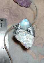 Load image into Gallery viewer, PREORDER Pleiadian Starseed Necklace | Angel Aura Quartz, Moonstone | Origins Activation Jewelry