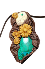 Load image into Gallery viewer, Gaia Goddess Statue Necklace | Pachamama Divine Feminine Art Jewelry