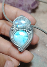 Load image into Gallery viewer, PREORDER Sea Witch, Larimar Mermaid Necklace Pendant. Mermaidcore Jewelry