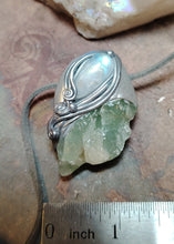 Load image into Gallery viewer, PREORDER Siren Necklace | Raw Aquamarine & Moonstone | Mermaid, Selkie, Sea Witch Jewelry
