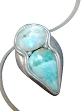 Load image into Gallery viewer, PREORDER Sea Witch, Larimar Mermaid Necklace Pendant. Mermaidcore Jewelry