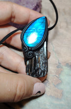 Load image into Gallery viewer, PREORDER Psychic Shield, Black Tourmaline Necklace | Empaths Spiritual and Energy Protection Jewelry