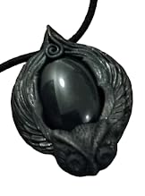 Load image into Gallery viewer, Owl Spirit Animal Necklace | Shamanic Crystal Totem Pendant | Wisdom Jewelry
