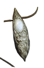 Load image into Gallery viewer, The Wizard Men's Crystal Necklace | Moonstone &amp; Labradorite | Magician, Sage, Wise Man Esoteric Jewelry
