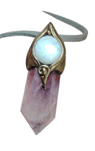 Load image into Gallery viewer, Unity Conciousness, Ametrine Crystal Necklace | Spiritual Awakening Oneness Jewelry
