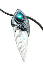 Load image into Gallery viewer, Mermaid Voice, Seashell Necklace Pendant  | Sea Witch, Siren, Selkie Crystal Jewelry
