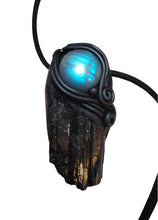 Load image into Gallery viewer, PREORDER Psychic Shield,  Black Tourmaline Necklace | Empaths Spiritual and  Energy Protection Jewelry
