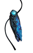 Load image into Gallery viewer, PREORDER Andromedan.  Kyanite Crystal Pendant Labradorite Necklace | Starseed Andromeda Origins Jewelry
