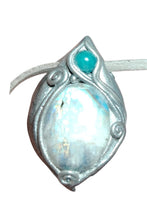 Load image into Gallery viewer, Druid, Moonstone Apatite Necklace | Celtic Elven Jewelry | Mystical Women Gift
