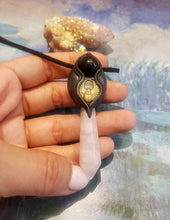 Load image into Gallery viewer, Egyptian Revival Scarab Necklace | Winged Khepri Beetle Symbol | Insect Jewerly
