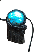 Load image into Gallery viewer, PREORDER Psychic Shield,  Black Tourmaline Necklace | Empaths Spiritual and  Energy Protection Jewelry
