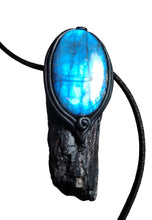 Load image into Gallery viewer, PREORDER Psychic Shield,  Black Tourmaline Necklace | Empaths Spiritual and  Energy Protection Jewelry

