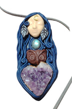 Load image into Gallery viewer, Sophia, Wisdom Goddess Necklace | Divine Feminine Art | Gnostic, Nag Hammadi, Hagia Pistis Jewelry
