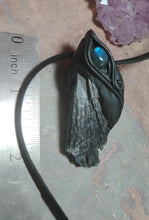 Load image into Gallery viewer, New Dawn, Black Kyanite Labradorite Necklace |  Consciousness Awakening Jewelry for the New Earth
