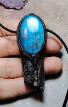 Load image into Gallery viewer, PREORDER Psychic Shield,  Black Tourmaline Necklace | Empaths Spiritual and  Energy Protection Jewelry
