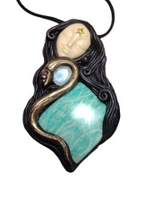 Load image into Gallery viewer, PREORDER Ayahuasca Yage Spirit Necklace | Shamanic Healing Sacred Plants Psychedelic Jewelry (Copy)
