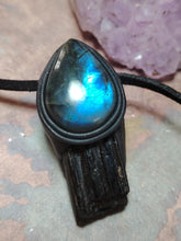 Load image into Gallery viewer, PREORDER Psychic Shield,  Black Tourmaline Necklace | Empaths Spiritual and  Energy Protection Jewelry
