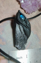 Load image into Gallery viewer, New Dawn, Black Kyanite Labradorite Necklace |  Consciousness Awakening Jewelry for the New Earth
