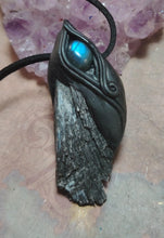 Load image into Gallery viewer, New Dawn, Black Kyanite Labradorite Necklace |  Consciousness Awakening Jewelry for the New Earth
