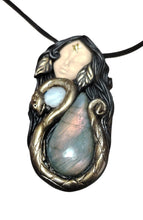 Load image into Gallery viewer, PREORDER Ayahuasca Yage Spirit Necklace | Shamanic Healing Sacred Plants Psychedelic Jewelry
