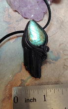 Load image into Gallery viewer, PREORDER Psychic Shield,  Black Tourmaline Necklace | Empaths Spiritual and  Energy Protection Jewelry
