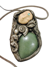 Load image into Gallery viewer, Yemaya Ocean Goddess Orisha Necklace | Yemoja, Yoruba Water Spirit Jewelry
