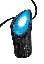 Load image into Gallery viewer, PREORDER Psychic Shield,  Black Tourmaline Necklace | Empaths Spiritual and  Energy Protection Jewelry
