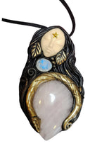 Load image into Gallery viewer, PREORDER Ayahuasca Yage Spirit Necklace | Shamanic Healing Sacred Plants Psychedelic Jewelry
