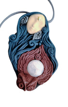 Load image into Gallery viewer, Owl Spirit Animal Goddess Necklace, Wisdom and Intuition Sacred Feminine Jewelry
