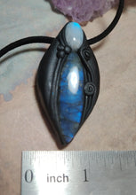 Load image into Gallery viewer, Lemurian, Star Seed Crystal Necklace |  Land of Mu Labradorite Awakening Jewelry
