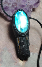 Load image into Gallery viewer, PREORDER Psychic Shield,  Black Tourmaline Necklace | Empaths Spiritual and  Energy Protection Jewelry
