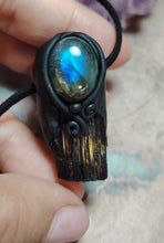 Load image into Gallery viewer, PREORDER Psychic Shield,  Black Tourmaline Necklace | Empaths Spiritual and  Energy Protection Jewelry
