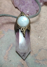Load image into Gallery viewer, Unity Conciousness, Ametrine Crystal Necklace | Spiritual Awakening Oneness Jewelry
