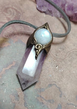 Load image into Gallery viewer, Unity Conciousness, Ametrine Crystal Necklace | Spiritual Awakening Oneness Jewelry
