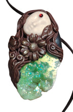 Load image into Gallery viewer, Pachamama Statue Figurine Necklace | Gaia Divine Feminine Goddess Art Jewelry
