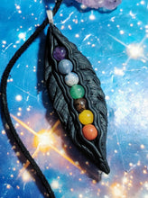 Load image into Gallery viewer, Men's Seven Chakra Gemstone Necklace | Healing, Activation, Clearing, Balancing and Alignment
