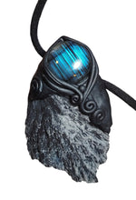 Load image into Gallery viewer, New Dawn, Black Kyanite Labradorite Necklace |  Consciousness Awakening Jewelry for the New Earth
