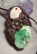Load image into Gallery viewer, Pachamama Statue Figurine Necklace | Gaia Divine Feminine Goddess Art Jewelry
